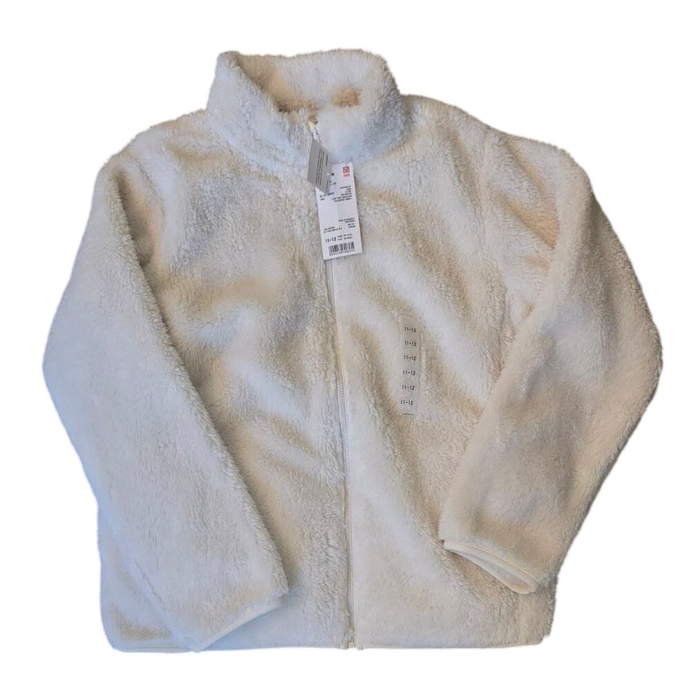 Fluffy Yarn Fleece Full-Zip Jacket